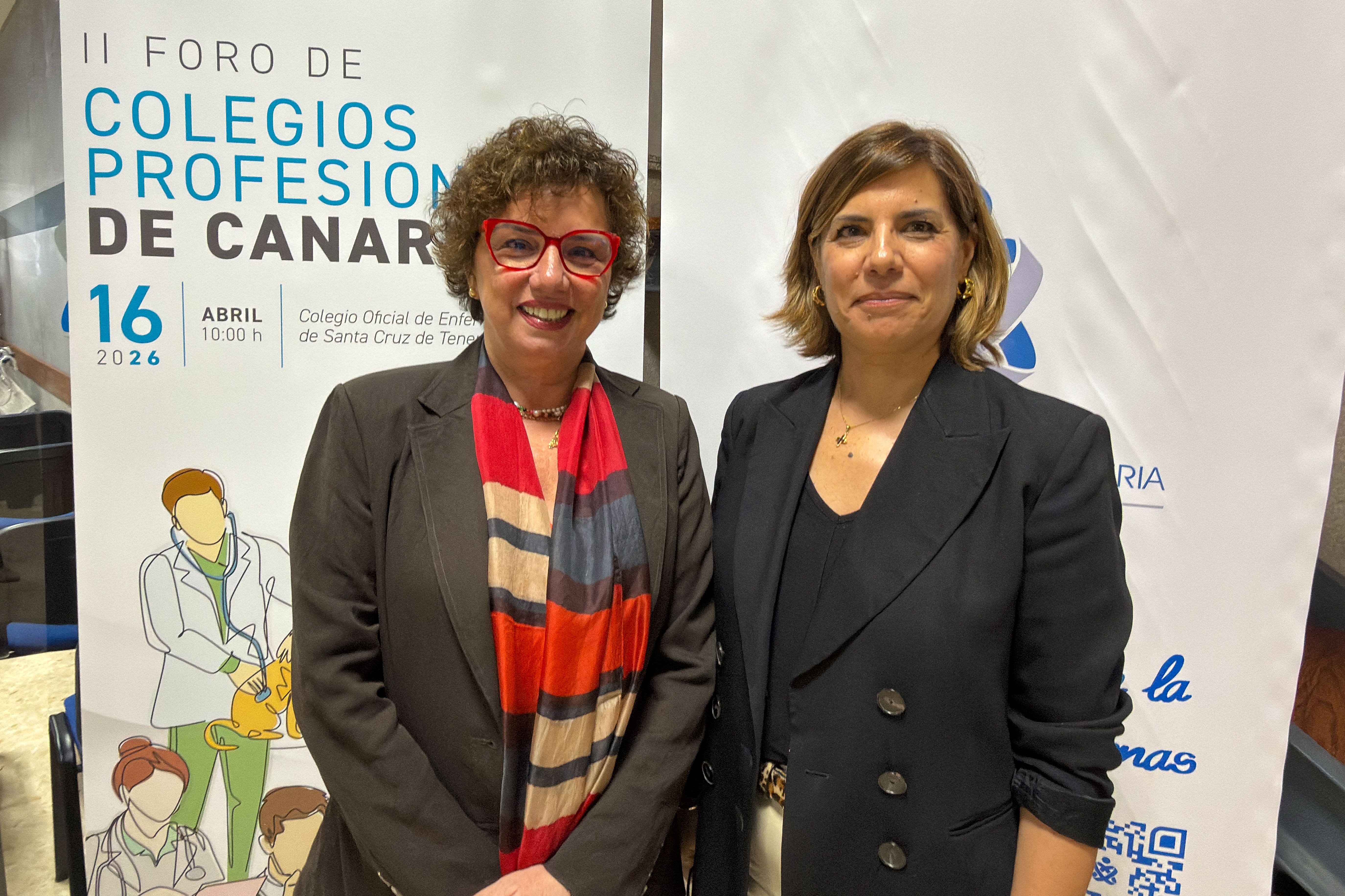 Portada de Gloria Oramas asistió al II Foro de Colegios Profesionales de Canarias